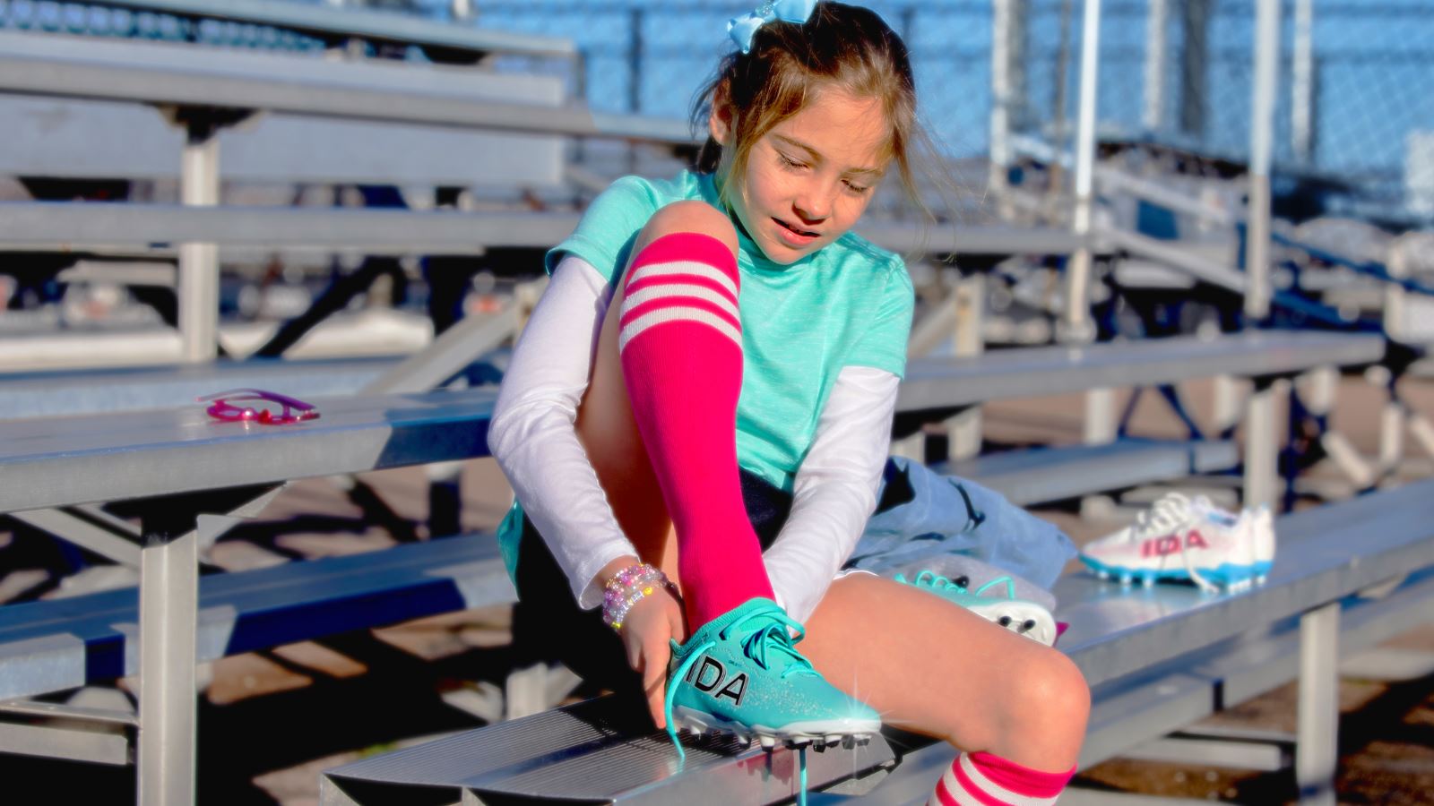 Find Your Daughter’s Size in IDA’s Girls Soccer Cleats