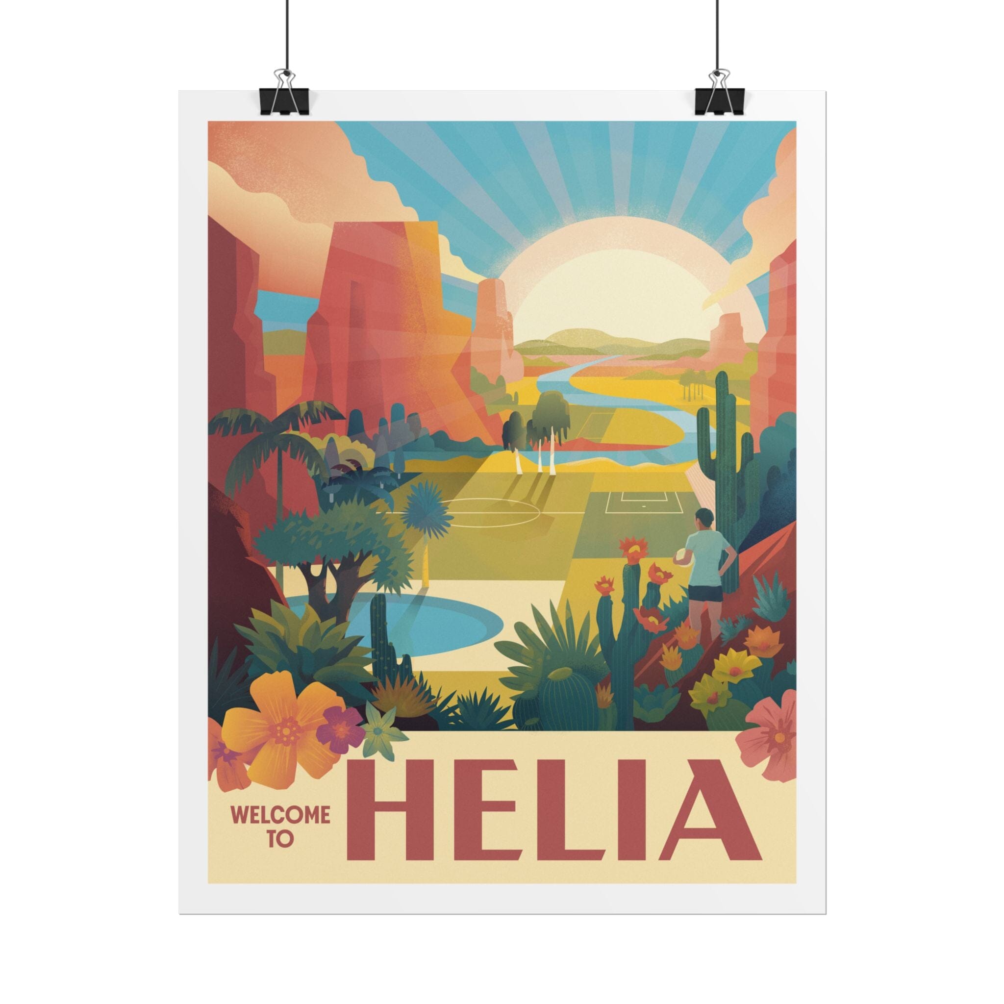 Welcome to Helia Poster Poster Printify