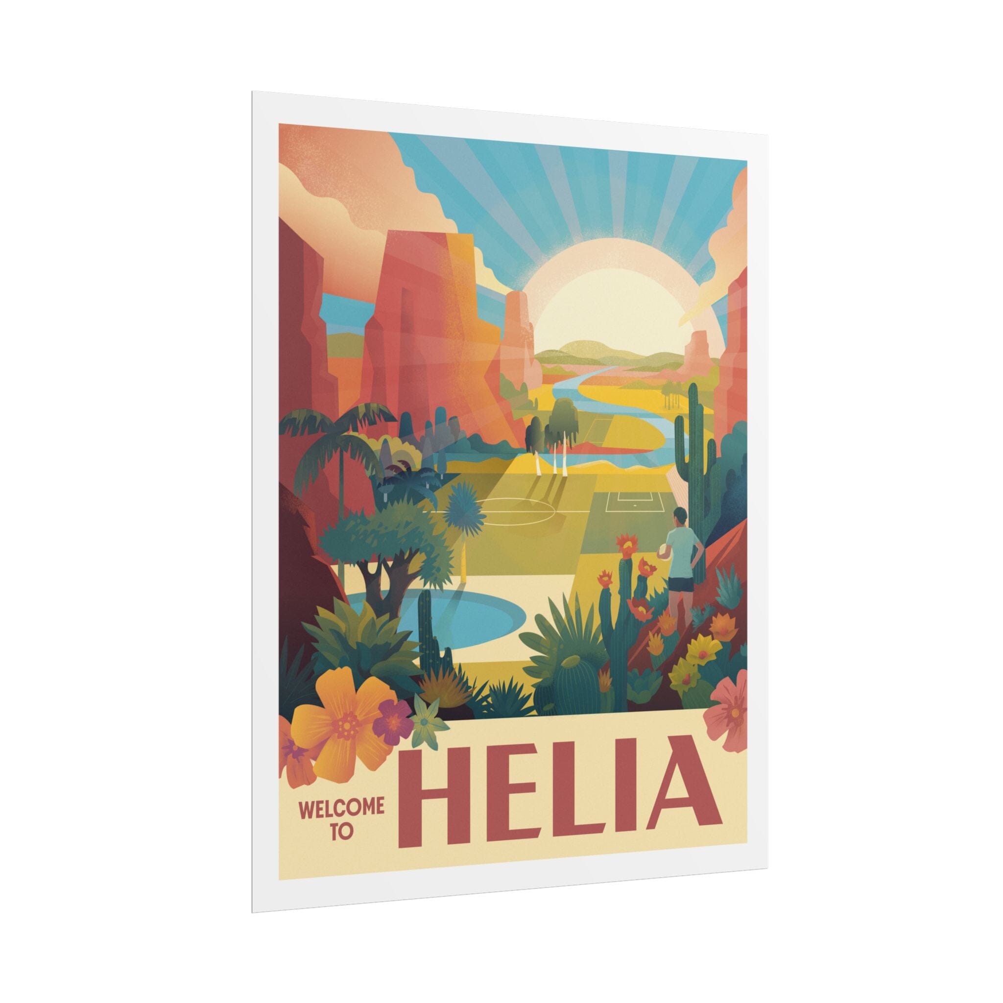 Welcome to Helia Poster Poster Printify