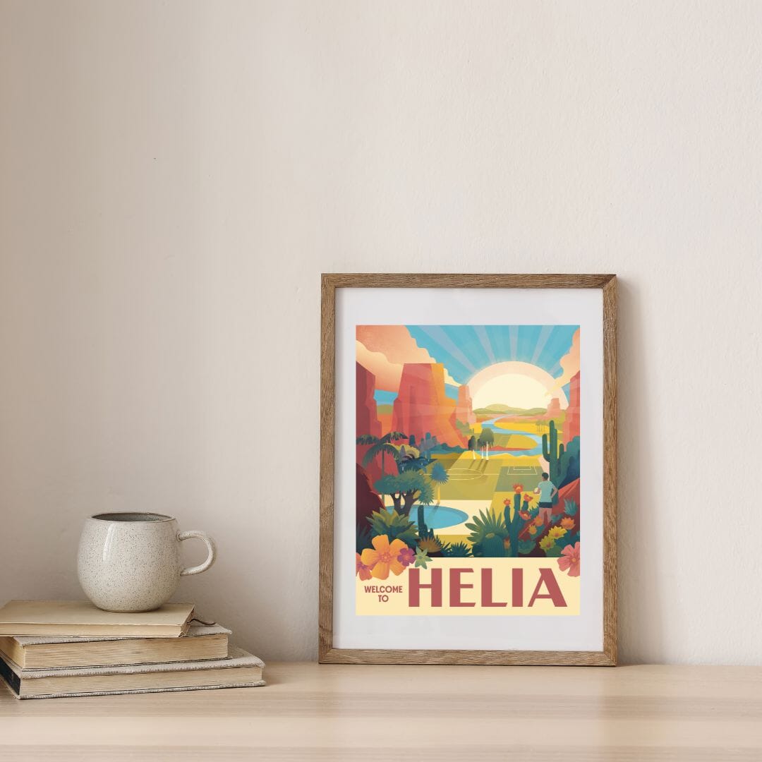 Welcome to Helia Poster Poster Printify
