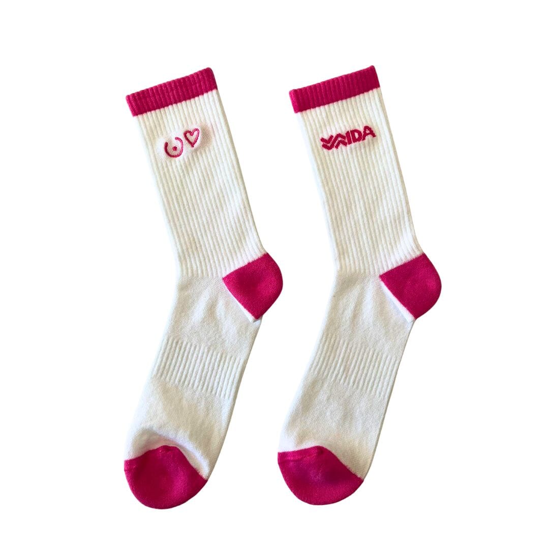 IDA Soccer Training Socks | Women's Sports Socks | Be Your Breast Self Socks Ida Sports