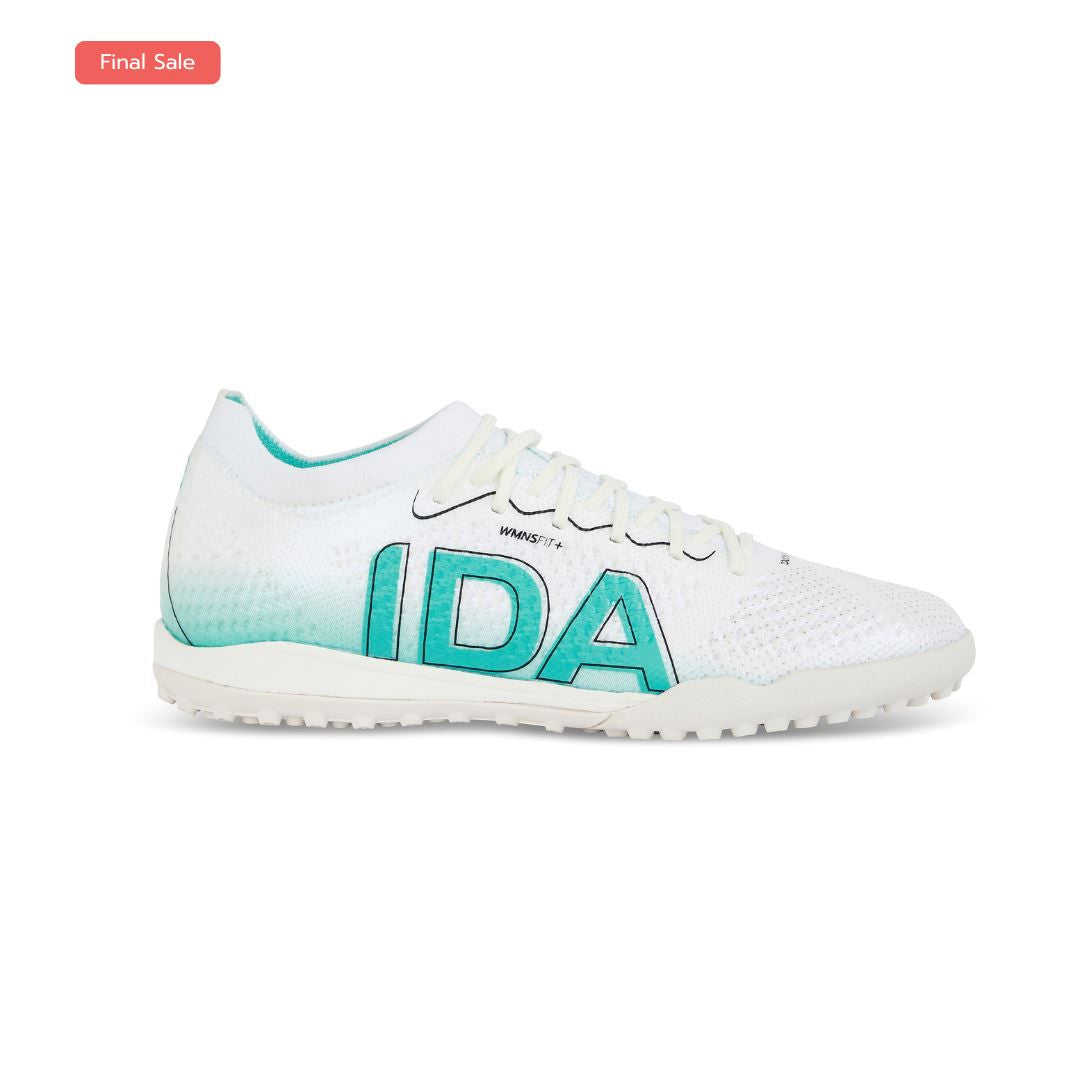 IDA Rise Turf: Women's Turf Boots | Astro Turf Football Shoes Footwear Ida Sports US 5 / UK2.5 White / Teal 
