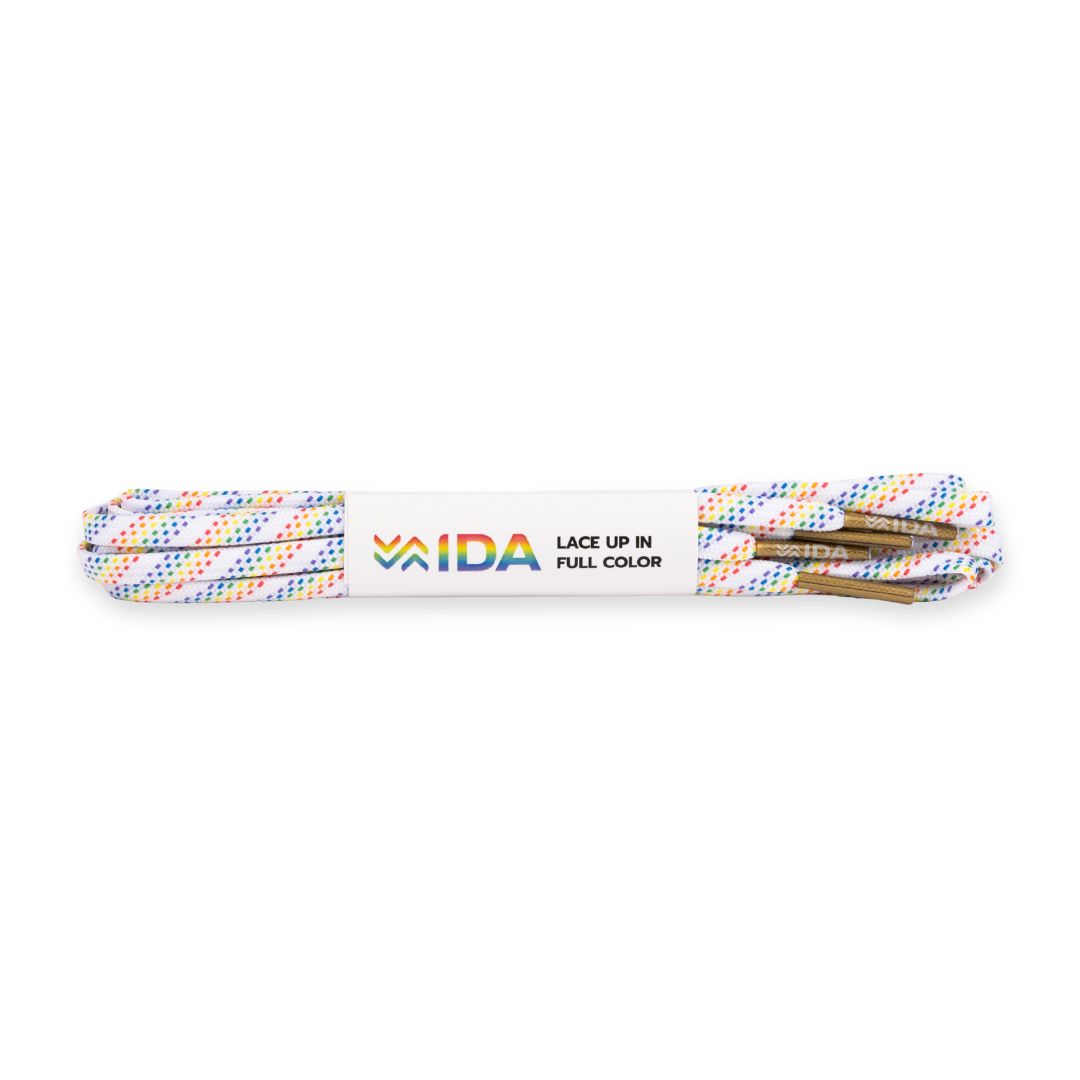 IDA Play in Full Color Lace - Grip idasports.com White / Multi 