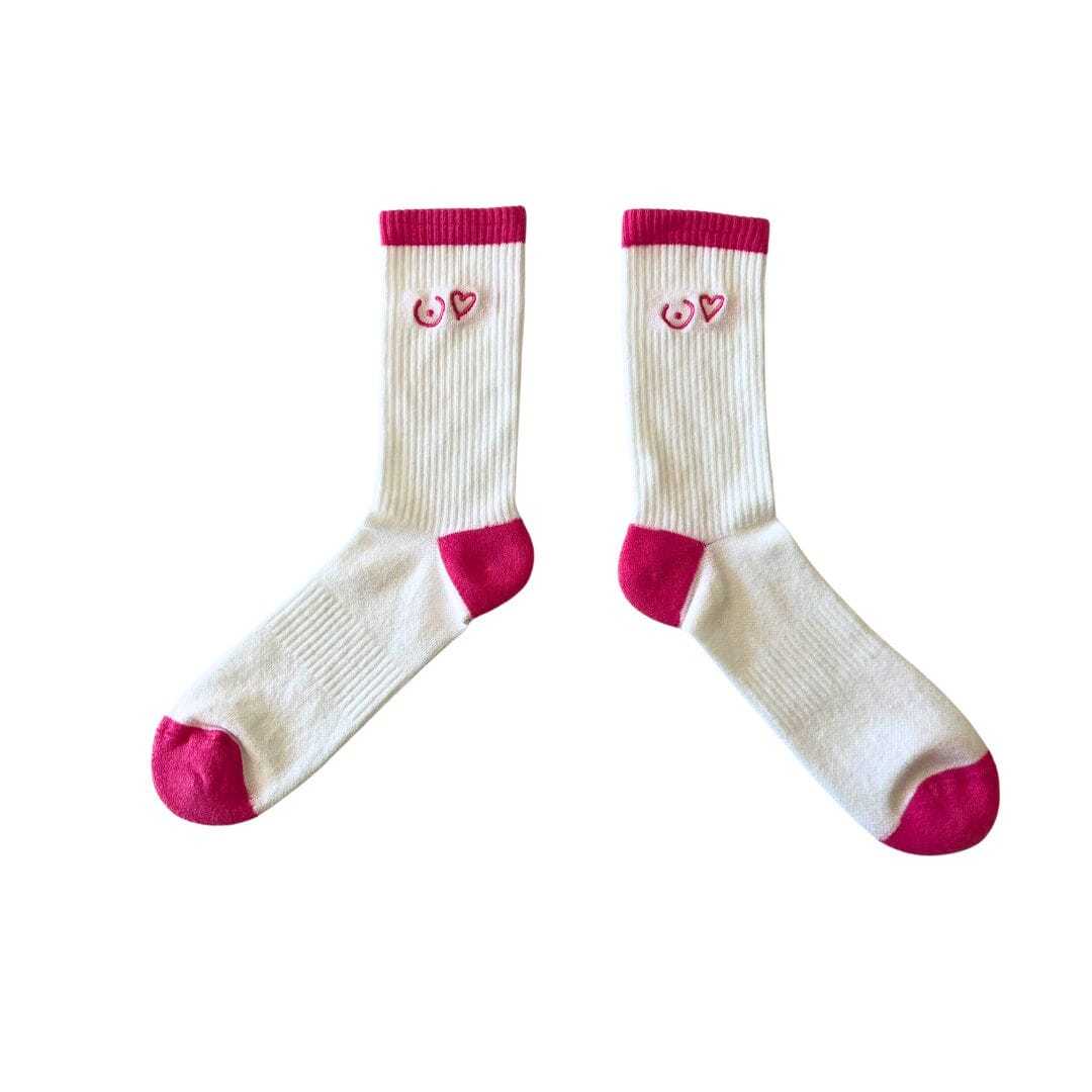 IDA Soccer Training Socks | Women's Sports Socks | Be Your Breast Self Socks Ida Sports 