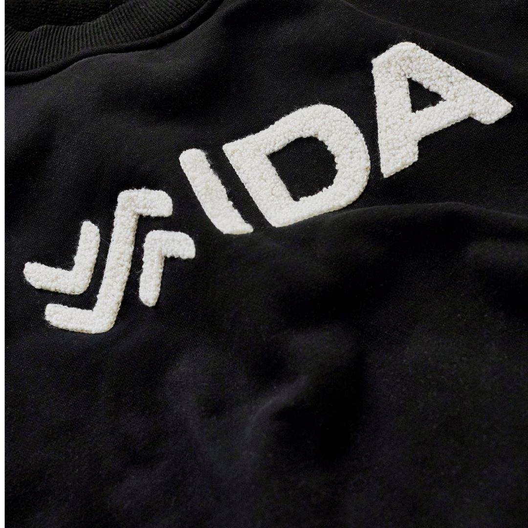 IDA Oversized Soft Crewneck Sweatshirt, Black Apparel IDA Sports 